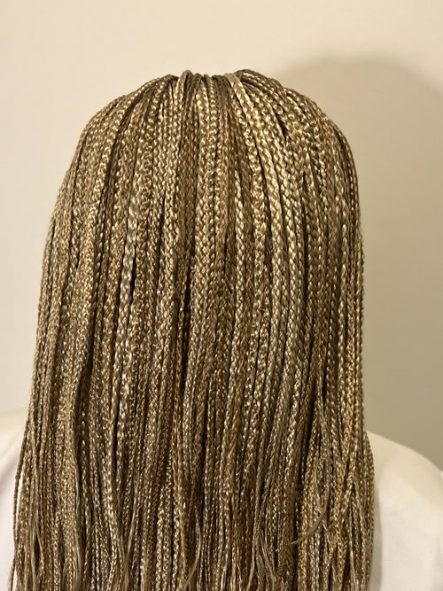 HONORA: Cornrow Braided Wig for Women in Gold