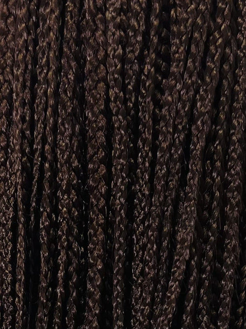 MAYA: Cornrow Braided Wig for Women in Dark Brown