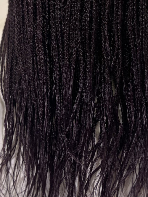 MAYA: Cornrow Braided Wig for Women in Purple