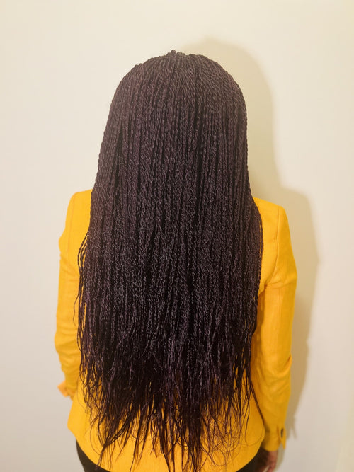 ANGEL: Senegalese Twist Natural Hair Wig for Women in Purple