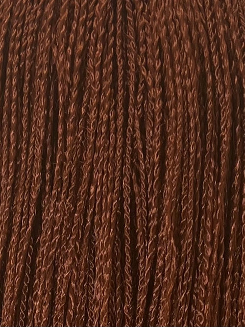 KENYA: Cornrow Senegalese Twist Natural Hair Wig for Women in Copper