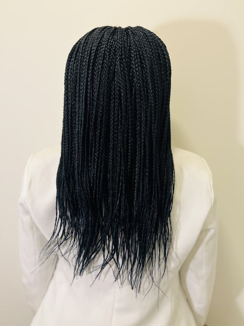 MAYA: Cornrow Braided Wig for Women in Black