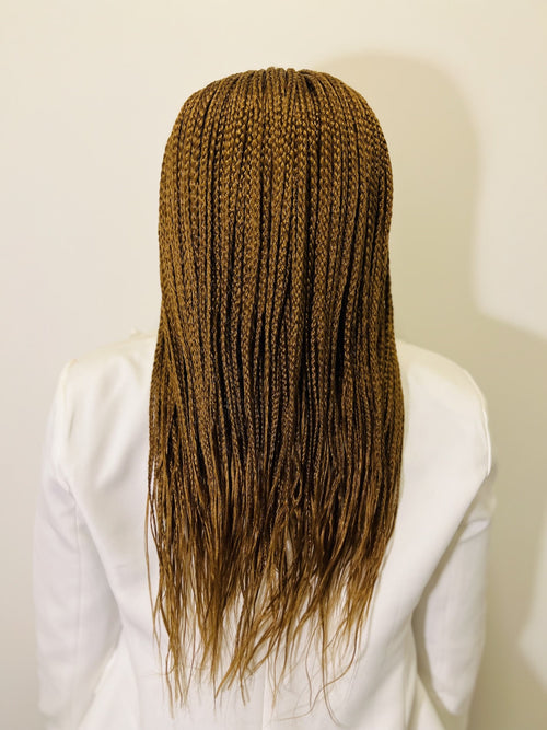 MAYA: Cornrow Braided Wig for Women in Blonde